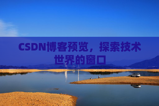 CSDN博客预览，探索技术世界的窗口